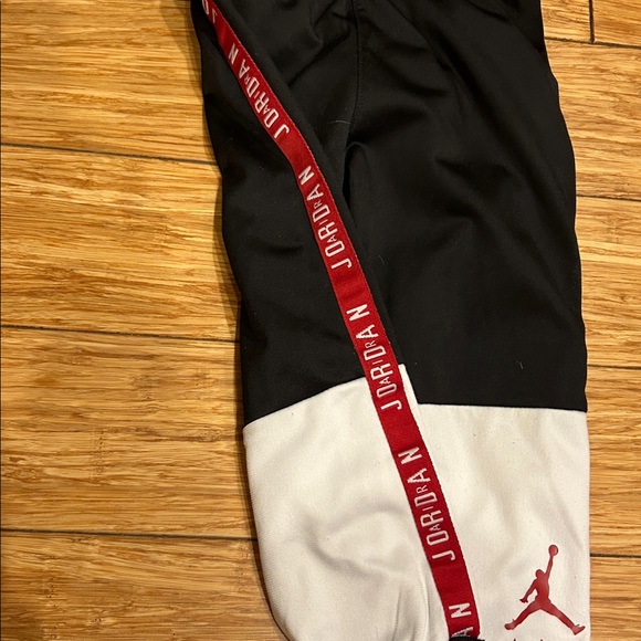 Jordan Black Joggers with Red Accents - Picture 3 of 5